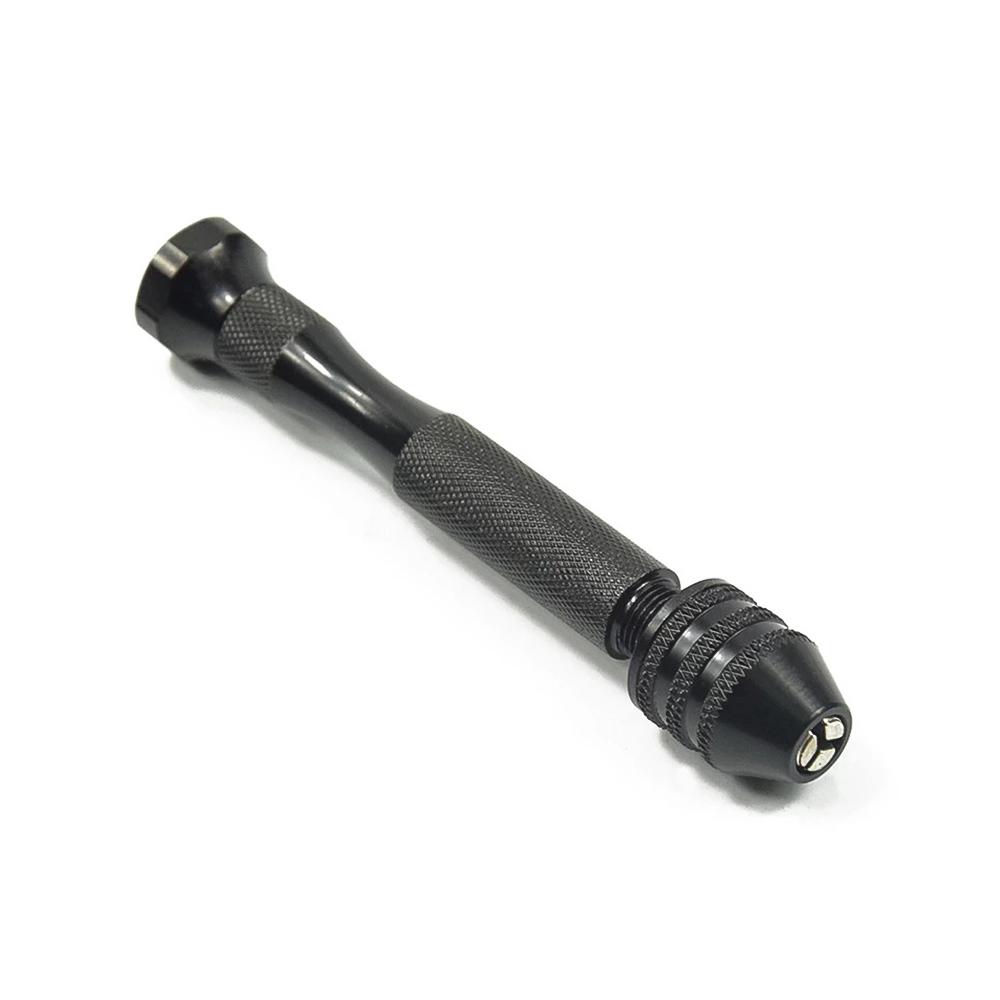 25PCS 0.3-3.4mm Hand Drill Set Mini Aluminum Hand Drill Bit Jewelry Craft Manual Drill Woodworking Tools Drill Bit Wood Plastic