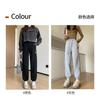 Sweatpants Women's Fleece Thickened Sweatpants Women's Autumn and Winter High-waisted and Thin Casual Pants Small Loose Leggings