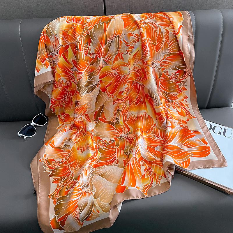 Scarfs for Women Lightweight Fashion Scarves Print Floral Pattern Scarf Shawl Wraps