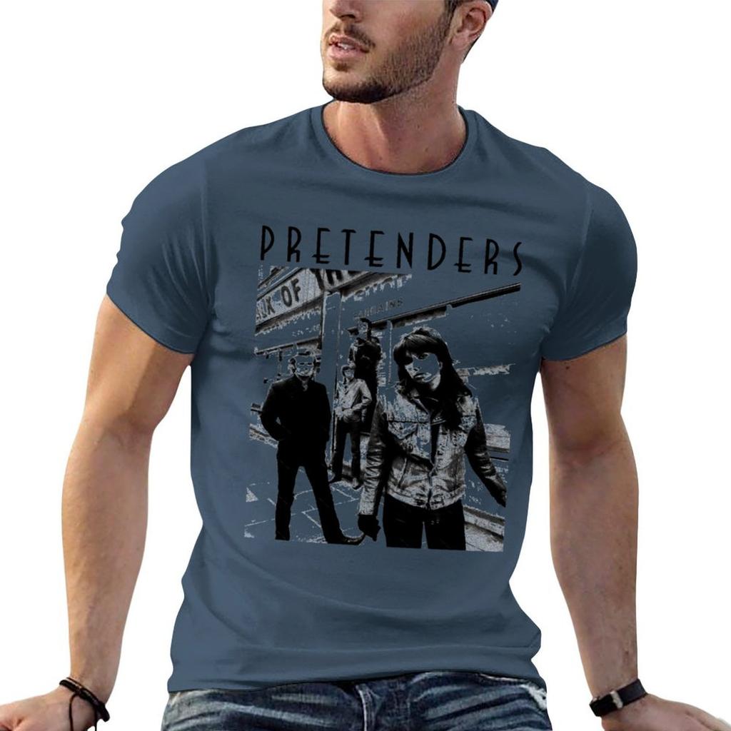 Pretenders Rock Tshirt Casual Daily Wear Short Sleeve Top