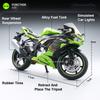 1/12 Kawasaki Ninja ZX-6R Сплав Модель Мотоцикла Игрушки Машина Имитация Металла С Функцией Подвески Заднего Колеса Мотоциклы Транспортные Средства