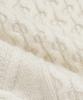 BROOKS BROTHERS Aran Cable Sweater (Ivory) (Bbwrmf4512Bew)