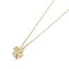 Les Trésors De Lily [L7071] - White Gold 'Clover' Gold-Plated Necklace