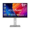 ASUS 5K Monitor ProArt PA27JCV Professional Monitor 5K HDR X Power Auto / 27-inch / (5120 2880) / IPS/HDMI/DisplayPort/USB Type-C (96W Supply) / KVM/