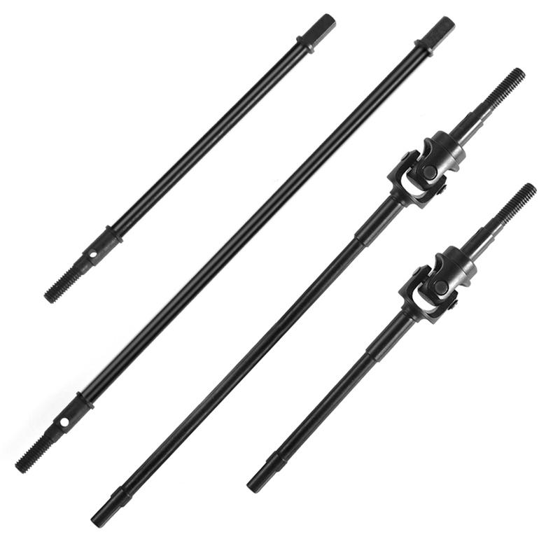 AXSPEED Front & Rear CVD Drive Shaft Axle Universal Joint Straight Shaft for Axial Wraith 90048 RR10 1/10 RC Crawler Car Parts