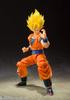 TAMASHII NATIONS Dragon Ball Z Super Saiyan Full Power Son Goku 140 мм окрашенная подвижная фигурка SHFiguarts приблизительно. ПВХ и АБС