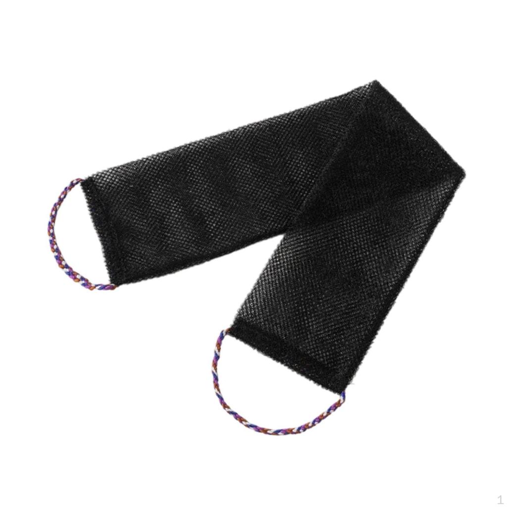 Мочалка для тела с ручками для мужчин и женщин, быстросохнущая отшелушивающая мочалка