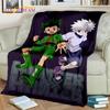 Одеяло с рисунком HD HxH аниме Hunter×Hunter, мягкое одеяло для дома, спальни, кровати, дивана, пикника, путешествия, офиса, детское одеяло