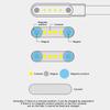 2-пиновый сильный магнитный зарядный кабель USB-зарядная линия шнур веревка Черный Белый Цвет Совместим с умными часами Универсальный