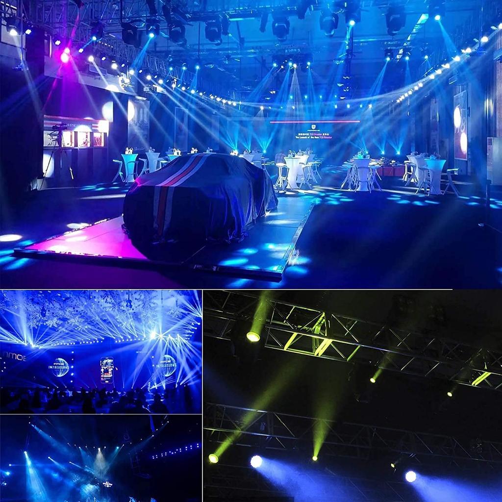 BETOPPER Stage Light RGBW LED Stage Lighting Disco Light Stage Lighting DMX512 Party Light Spotlight DJ Disco Light Club Light Professional Equipment