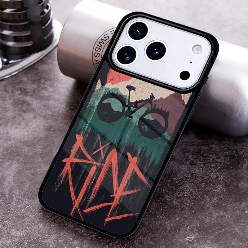 Mountain Biking MTB Phone Case for iPhone 17 16 15 Pro Max Air 14 13 12 11 Plus Shockproof Capa Cover