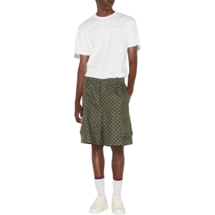 GUCCI SS25 Casual Shorts Men's Green 804980-ZAR26-