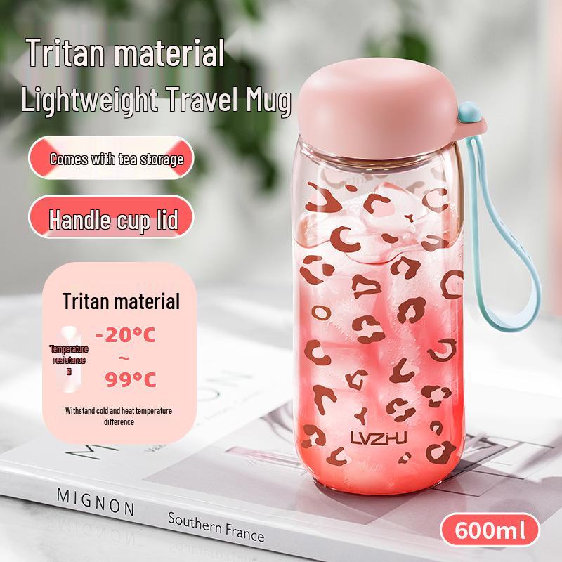 2026 Tritan Portable Green Bead Cup: High-Temp Resistant, Ideal for Milk & Coffee Shakes