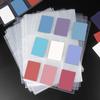 30 Pcs 9 Pocket Card Sleeves Trading Card Binder Holder Clear Plastic Game Card Album Storage Pages for Game Celebrity Collection Cards Idol Photos