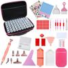 Diamond Painting Tool Set Storage Bag - 60 Grid Round Bottle Packaging Handbag