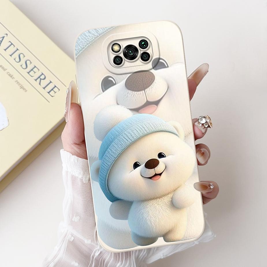 Для Xiaomi Poco X3 Pro Чехол PocoX3 NFC Милая Панда Мультяшный Чехол Мягкий Силиконовый Чехол для Телефона Для Xiaomi Poco X3 NFC PocoX3 Pro Оболочка