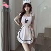 Sexy Lingerie Sexy Backless Pure Lust Seduction Maid Outfit Maid Apron Dress