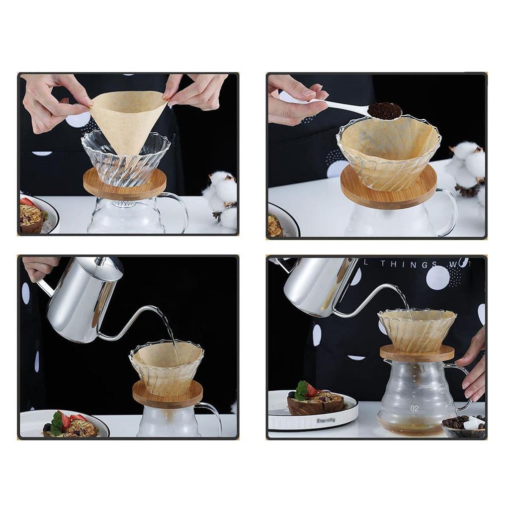 350ml Drip Kettle Coffee Tea Pot With Thermometer Non-stick Coating Food Grade Stainless Steel Thin Mouth Gooseneck Coffee Pot