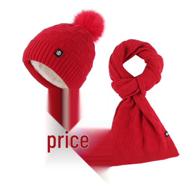 Зимний теплый набор шарф, шапка и перчатки