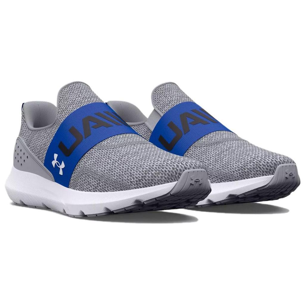 Under Armour Surge 3 Low Running Shoes Men Sneakers Gray Blue 3026506-105