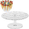 16 Holes Acrylic Transparent Ice Cream Stand Cake Cone Stand Holder Wedding Buffet Food Display Stand Baking Kitchen Tools