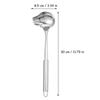 2 Pcs Stainless Steel Sauce Spoon Soup Spoons Ladle Kitchen Gadget Tableware Hot Pot
