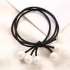 Multicolor Pearls Hair Holders Rubber Bands Elastic Girl Ponytail Tie Gum Hair Accessories Headwear