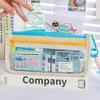 Detachable Large Capacity Pencil Case Beauty Bag Cosmetic Storage Bag  Student Supplies