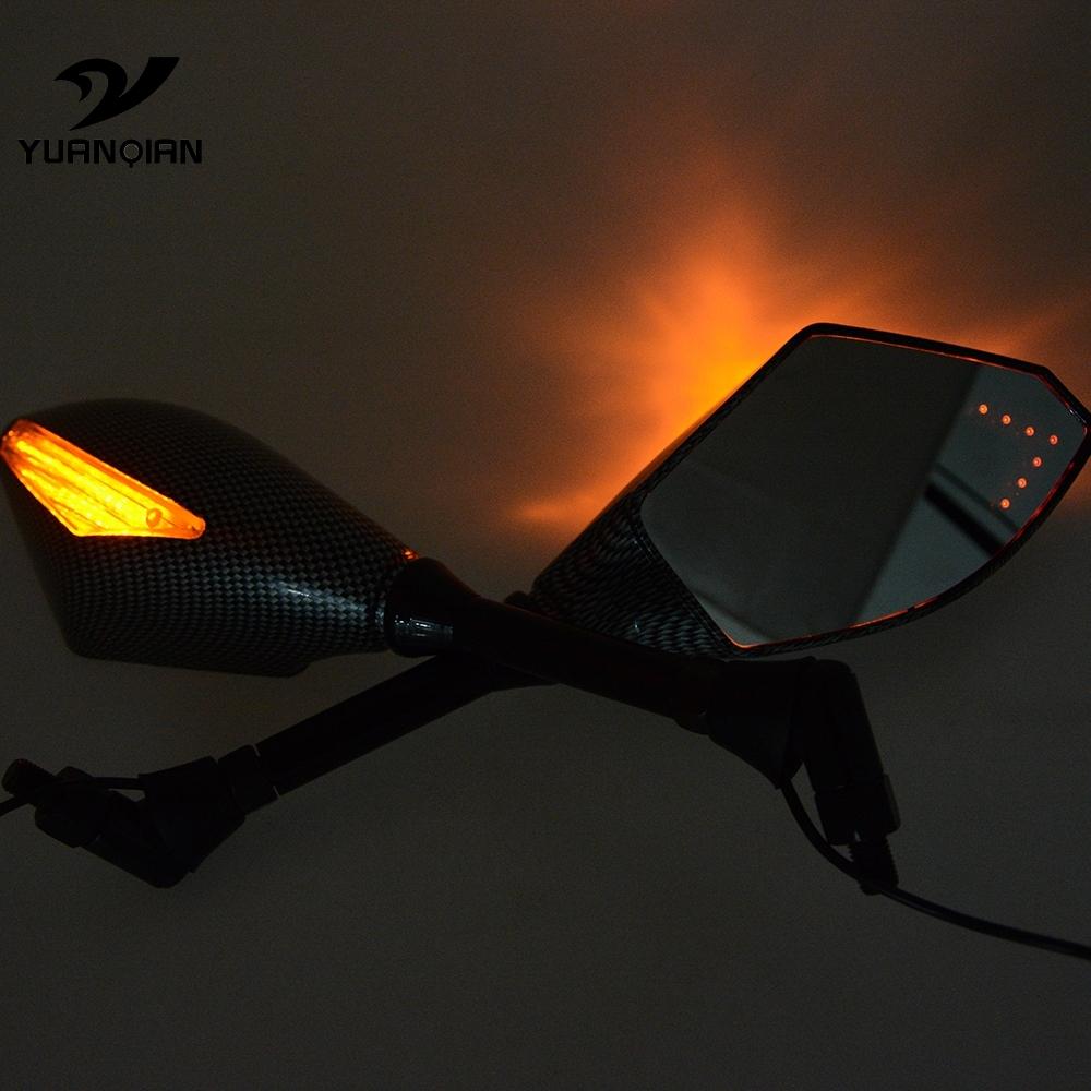 Универсальное мотоциклетное алюминиевое зеркало из АБС-пластика, боковое зеркало заднего вида для Yamaha YZF R1 R3 R6 R15 R25 R125