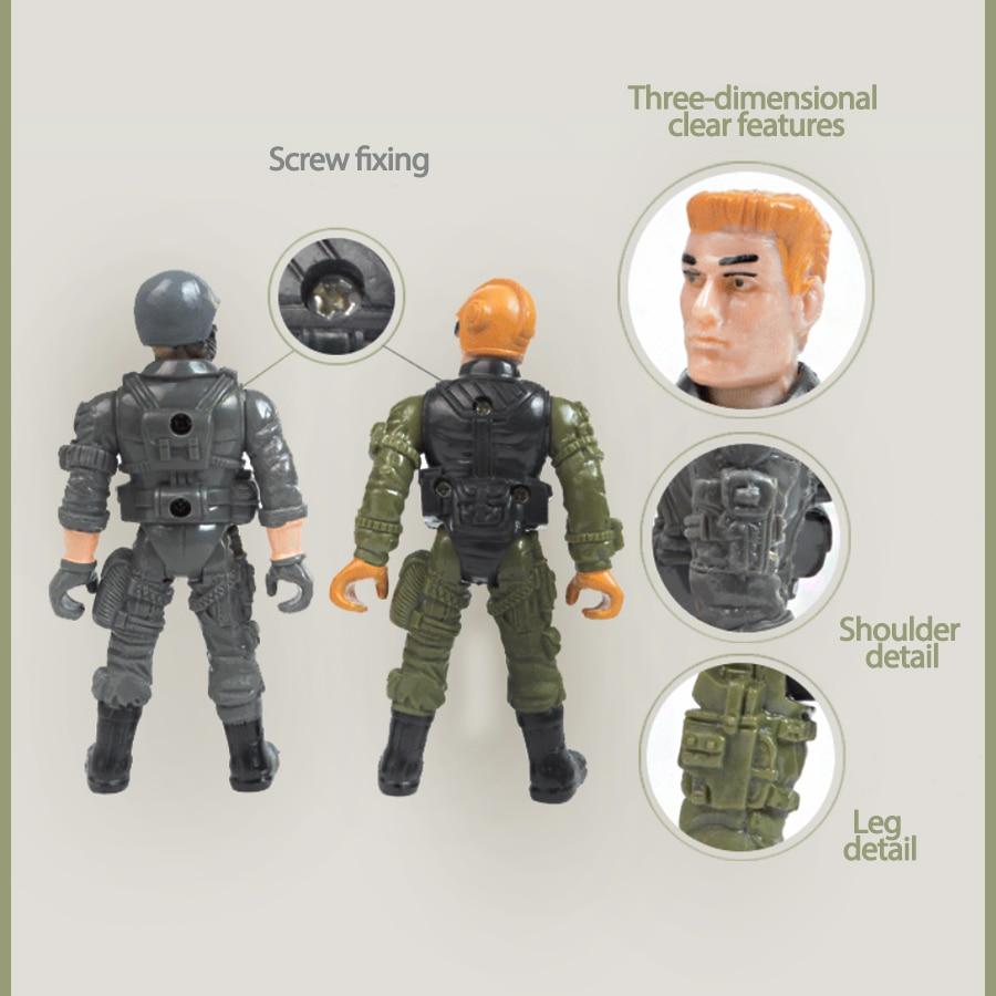 8 шт./компл. SWAT, военная армейская фигурка, игрушки для мальчиков, боевая игра, подвижные суставы, военные солдаты, модель игрушки для детей, подарки