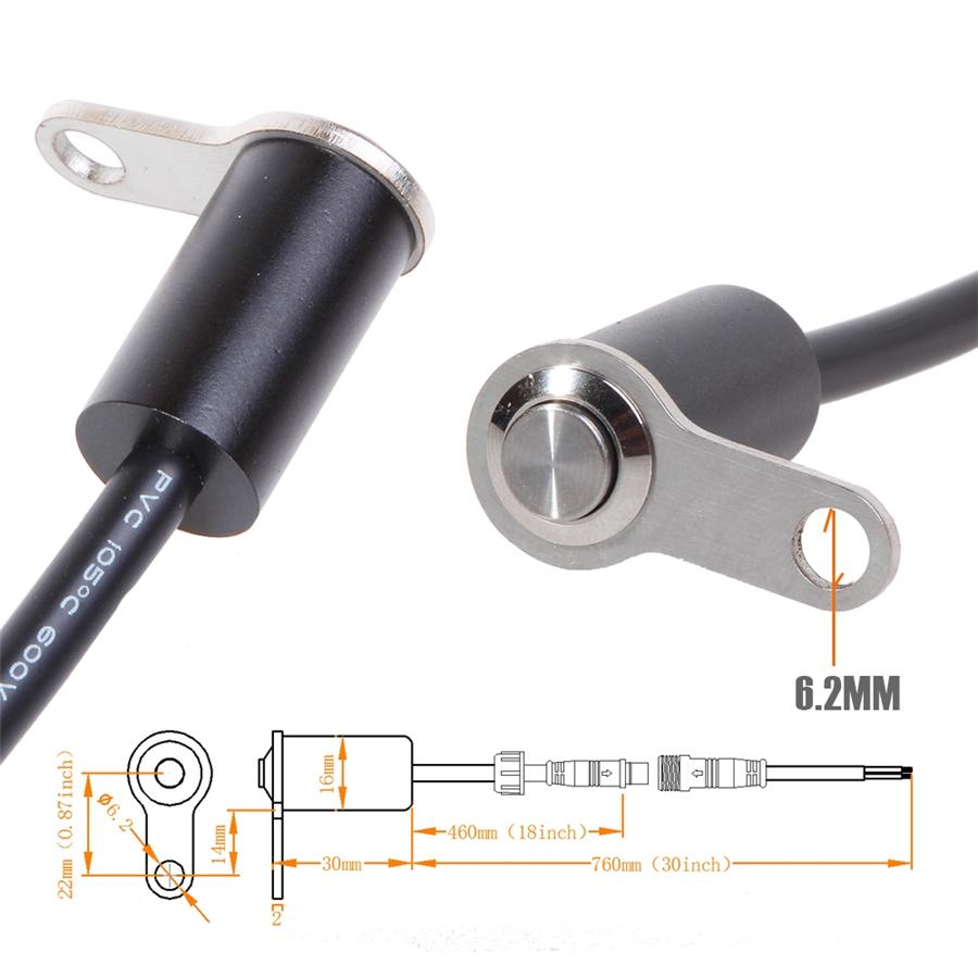 12V Motorcycle Handlebar Switch Horn Engine Start Kill Self-return Reset Button