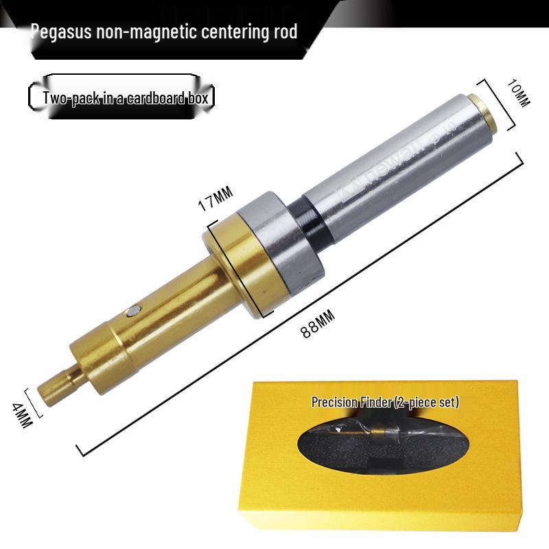 Taiwan Nuohai Non-Magnetic Edge Finder with Original Spring - Anti-Magnetic Center Finder Tool