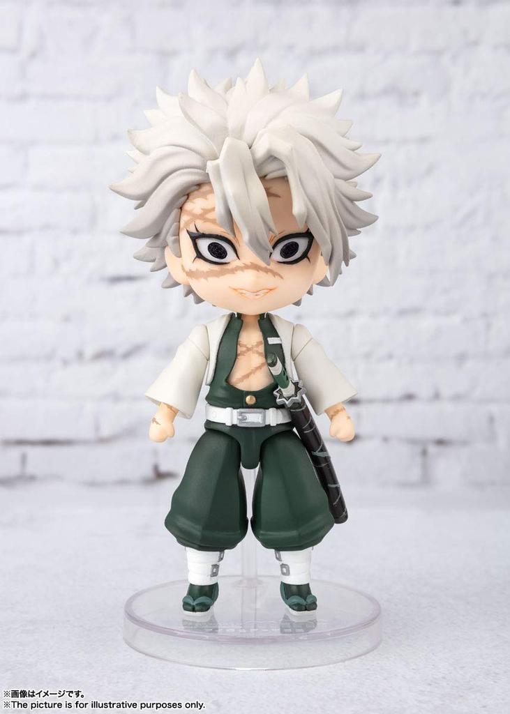 TAMASHII NATIONS Figuarts mini Демон Kimetsu no Yaiba Санеми Шиназугава 90 мм Раскрашенная Подвижная Фигурка 197422 Убийца Прибл.. ПВХ/АБС