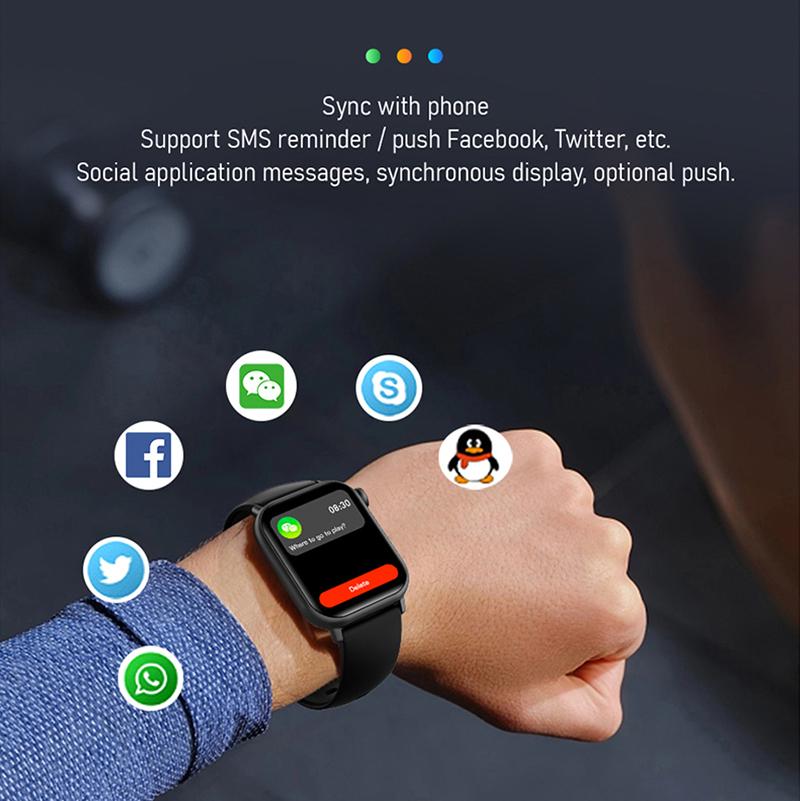 Мужские умные часы Bluetooth Call Женские умные часы Фитнес-часы Цифровые спортивные водонепроницаемые часы для iPhone Xiaomi Huawei