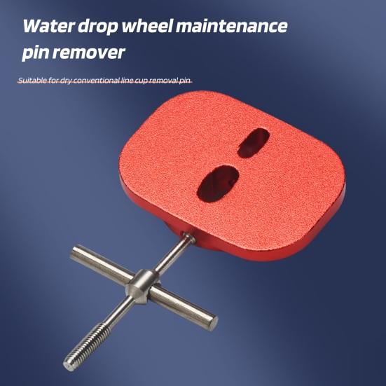 Устройство для снятия подшипника рыболовной катушки из алюминиевого сплава Портативные инструменты для снятия штифта катушки с приманкой Инструменты для удаления рыболовных снастей Ремонт Ремонт и обслуживание Аксессуары