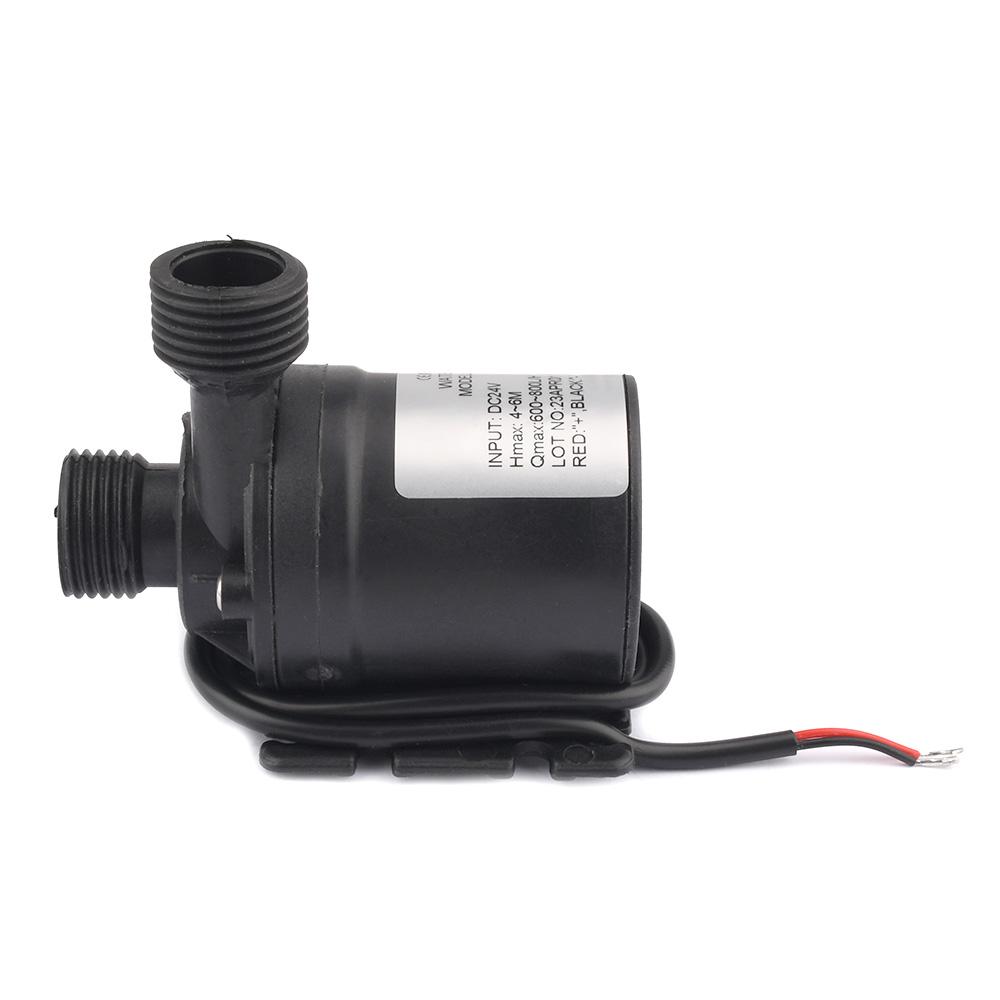 600-800L/H DC 12V 24V AW500S Screw Miniature DC Circulation Booster Pump Submersible Water Pump For Dishwasher Water Heater