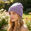 Casual Autumn Winter Headwear Unisex Solid Color Knit Beanies, Classic Slouchy Skull Cap for Winter, Warm Head Protection Gear Men Women, Soft Thermal
