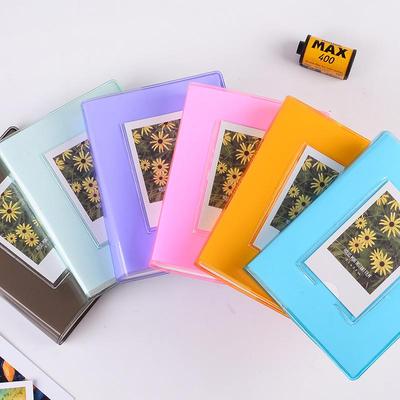 64 кармана 3-дюймовый мини-фотоальбом Instax ярких цветов для Fujifilm Instax Film Paper Name Card