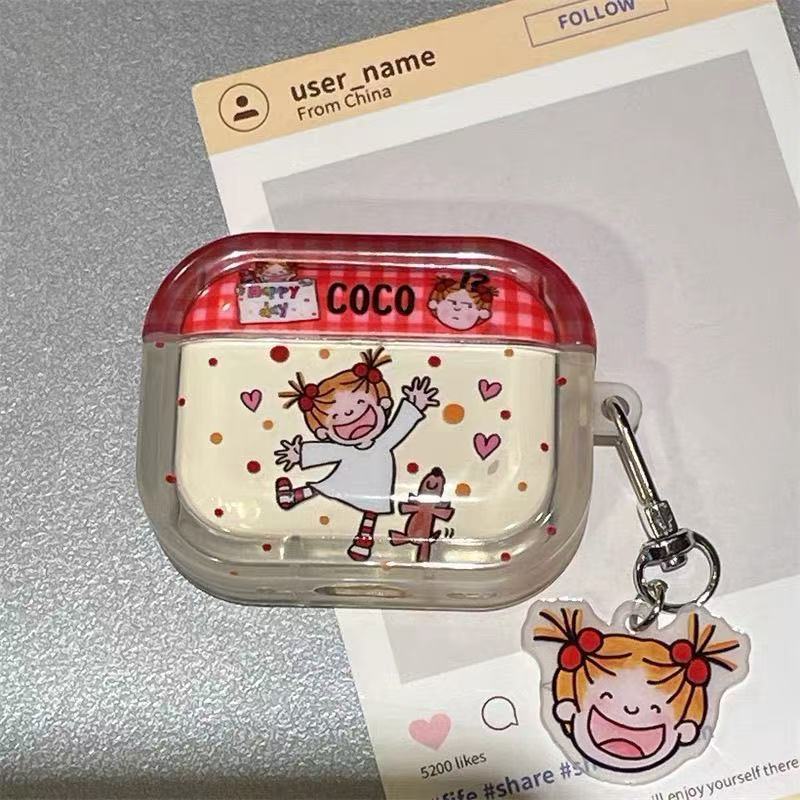 Coco sauce girl airpodspro1 bluetooth protective case apple second generation AirPods 1 generation 1st generation earphone case