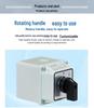 Zhuochao SZW26 Panel 3-Section 2-Position Changeover Switch with Protective Box