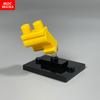 Инструмент для кубиков MOC 65578 Стержень 1L с угловым полым штырьком Набор строительных блоков Компонент фигуры Частица Игрушки Подарки на день рождения для детей