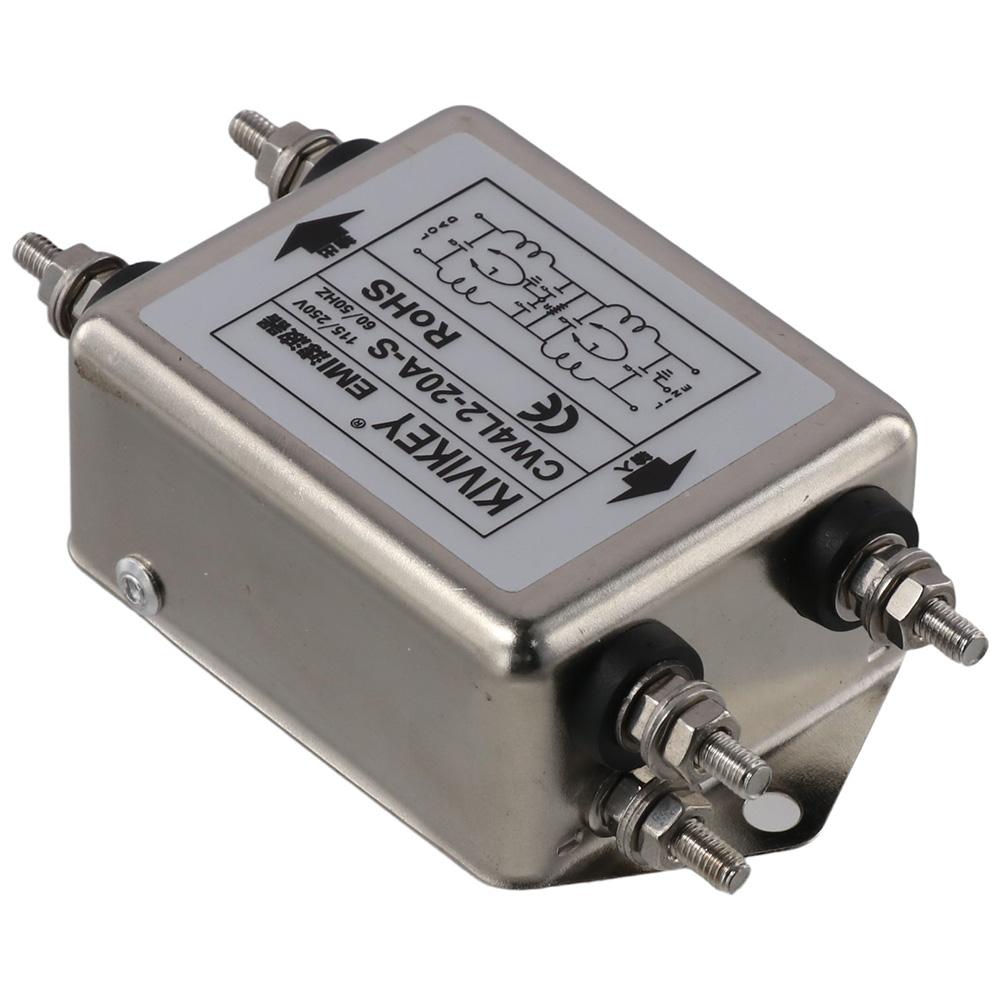 Однофазный сетевой EMI-фильтр JREle AC 115/250В Кондиционер напряжения Импульсный источник питания