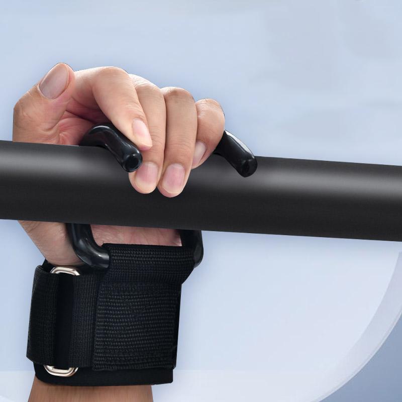 Фитнес Тяжелая атлетика Защита ладони Подтягивание Крюк для запястья Турник Спортивное оборудование Силовые тренировки Крюк для помощи руке
