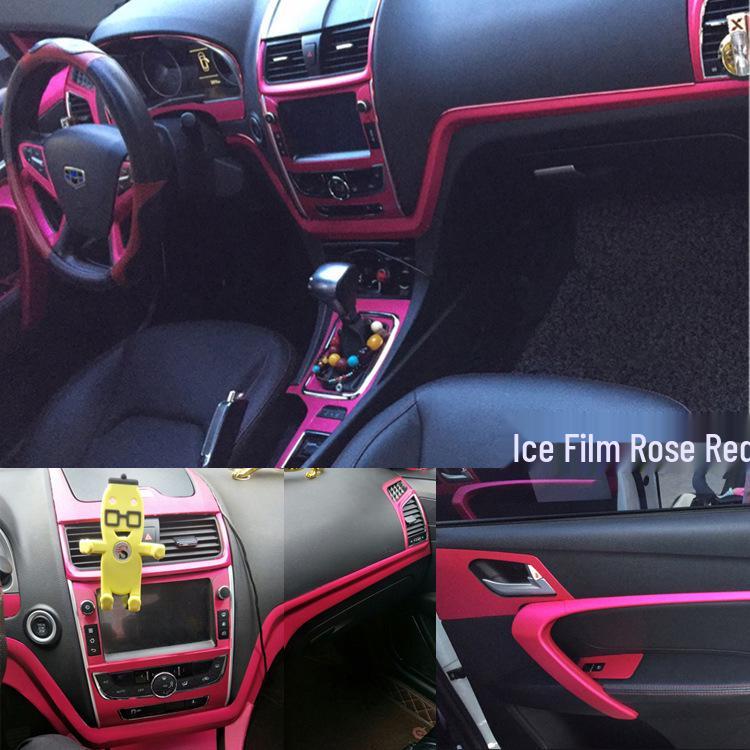 14-16 Emgrand EC7 Наклейка-пленка для интерьера для изменения цвета центральной консоли и рычага переключения передач