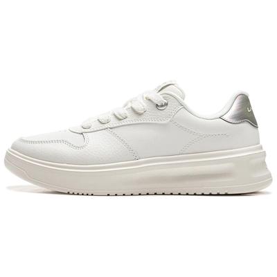 Li Ning Cloud High Top универсальные толстые подошвы увеличивающие рост нескользящие износостойкие дышащие низкие кроссовки для скейтбординга женские кроссовки AGCU320-3