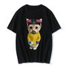 Men and Women's Funny Cat 3D Print Casual T-Shirt, Summer Harajuku T Shirts, Girl and Boy Fashion Clothes