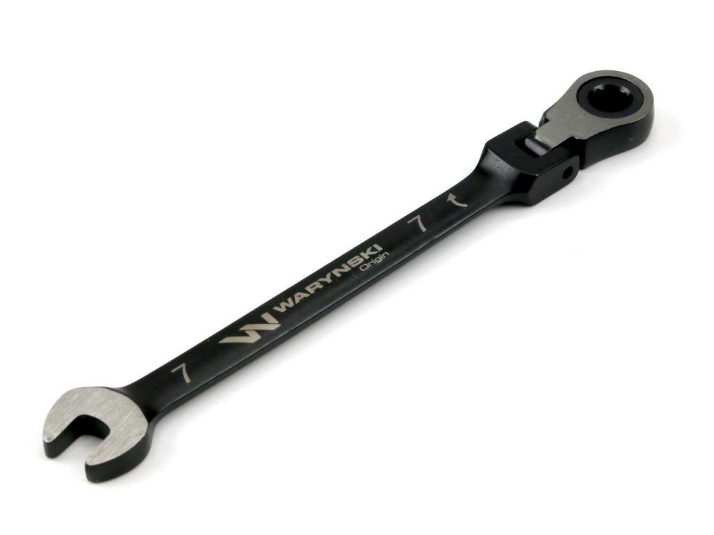 7 open-end wrench with ratchet 72 teeth and Waryński joint