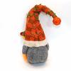 Pumpkin Sunflower Gnome Figurine - No-face Elf Ornament for Harvest Festival Window Display