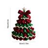 DIY Crochet Christmas Tree Kit DIY Crochet Knitting Material Kit Christmas Crochet Kit Festive Crochet Tree Crafts for Beginners