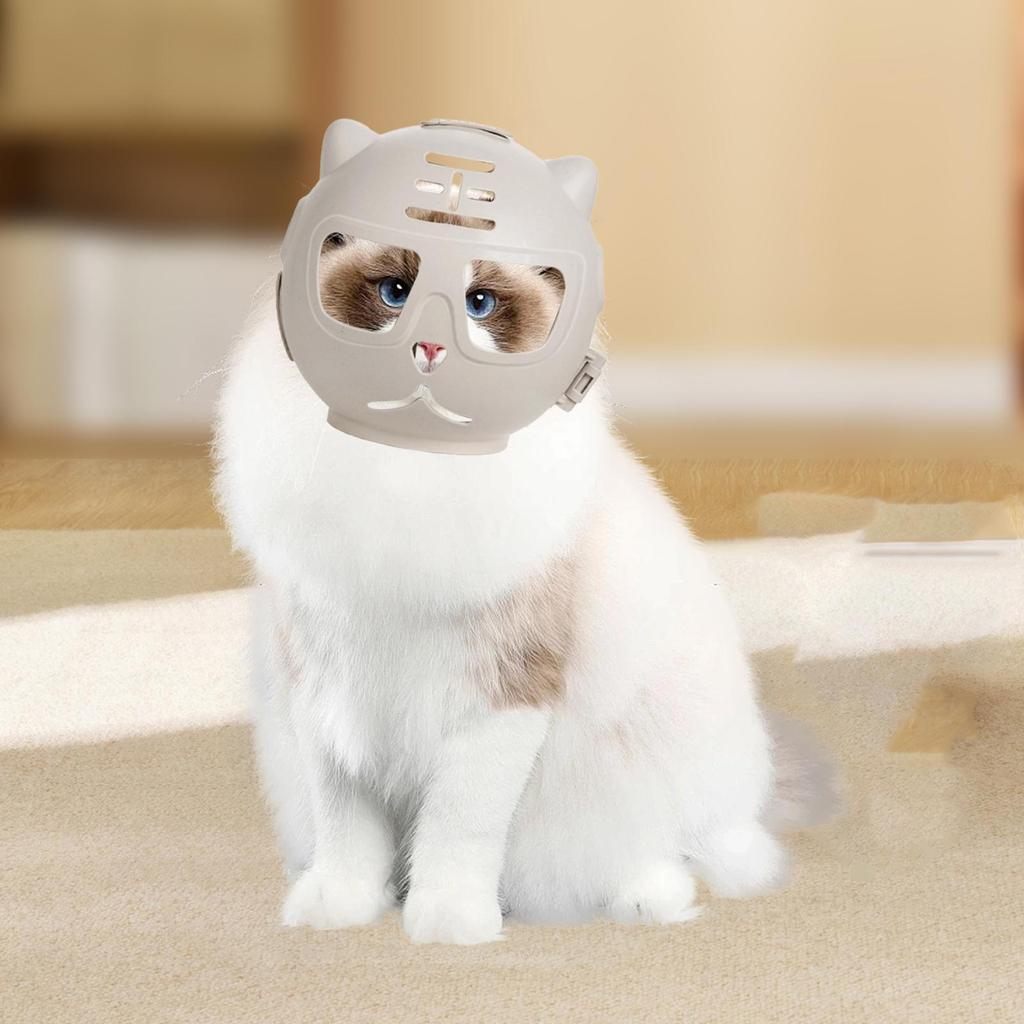 Намордник для кошек, против укусов, маска-шар, для купания в путешествиях